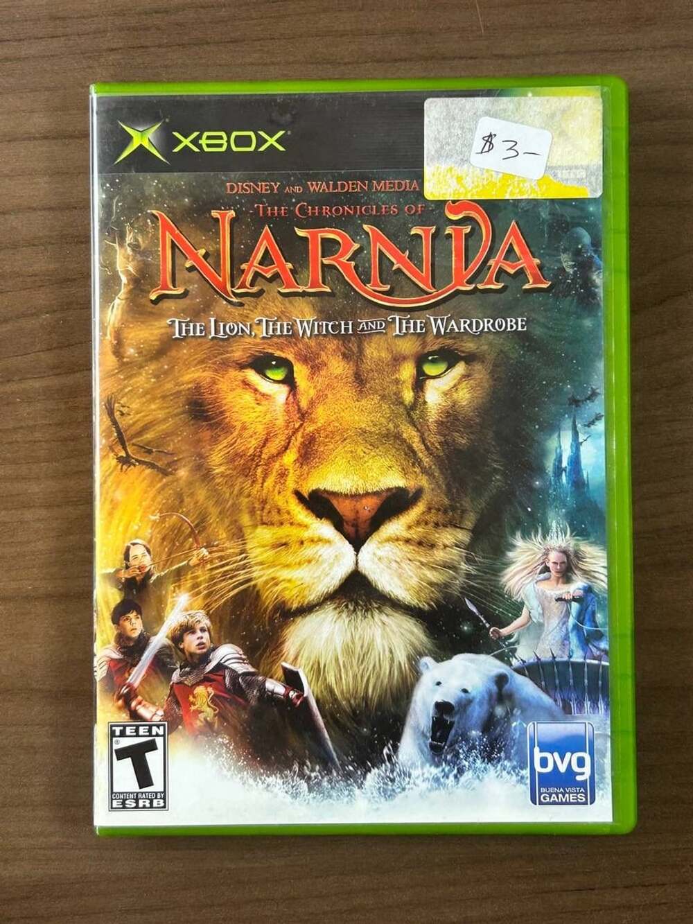 The Chronicles of Narnia Lion Witch Wardrobe Original Xbox 2005 CIB